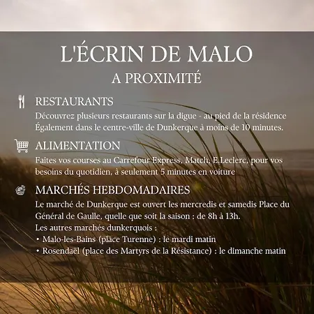 L'ecrin De Malo - Vue Lägenhet