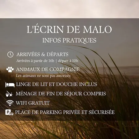 Appartement L'ecrin De Malo - Vue